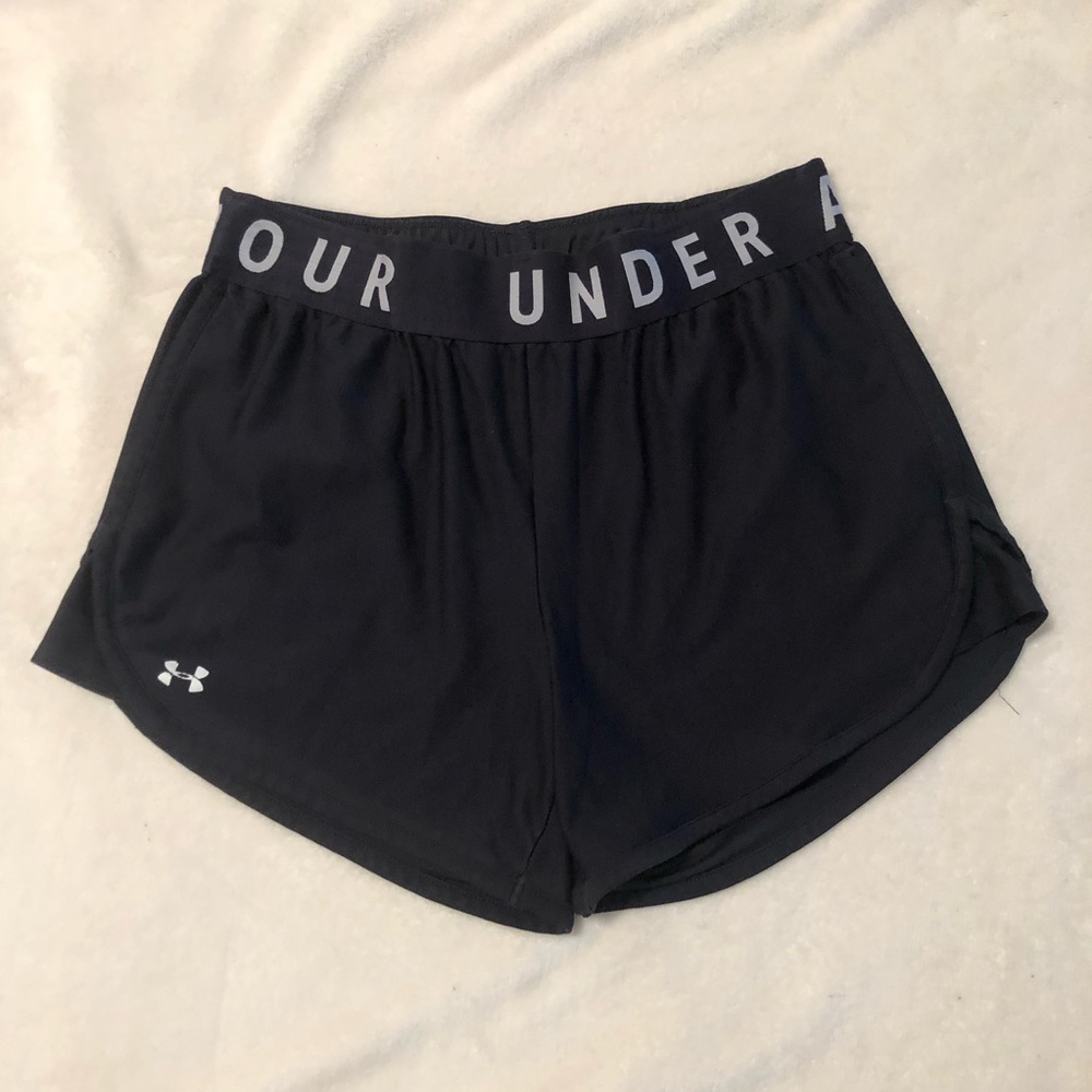 Used Under Armour 5” gym shorts